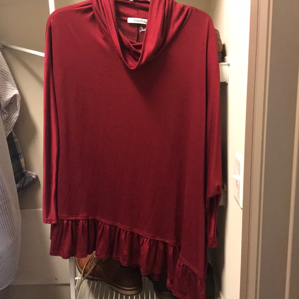 Maroon blouse